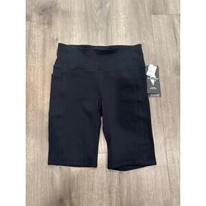 Skechers High-Waisted Black Biker Shorts Women's Size L